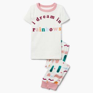 NWT! GYMBOREE GIRLS 14 'I DREAM IN RAINBOWS' COTTON PAJAMA